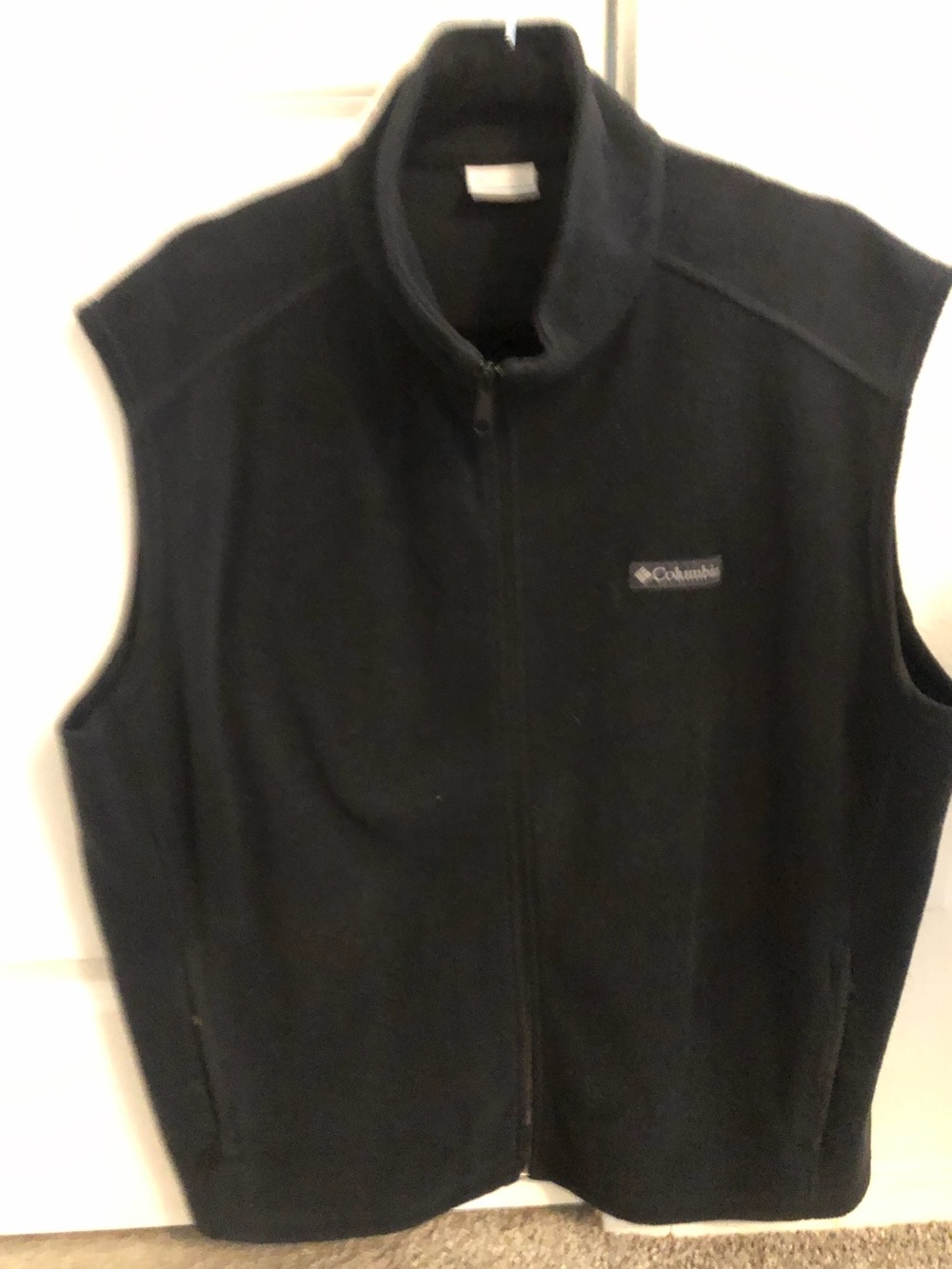 Columbia Black Men's Full-Zip Fleece Vest